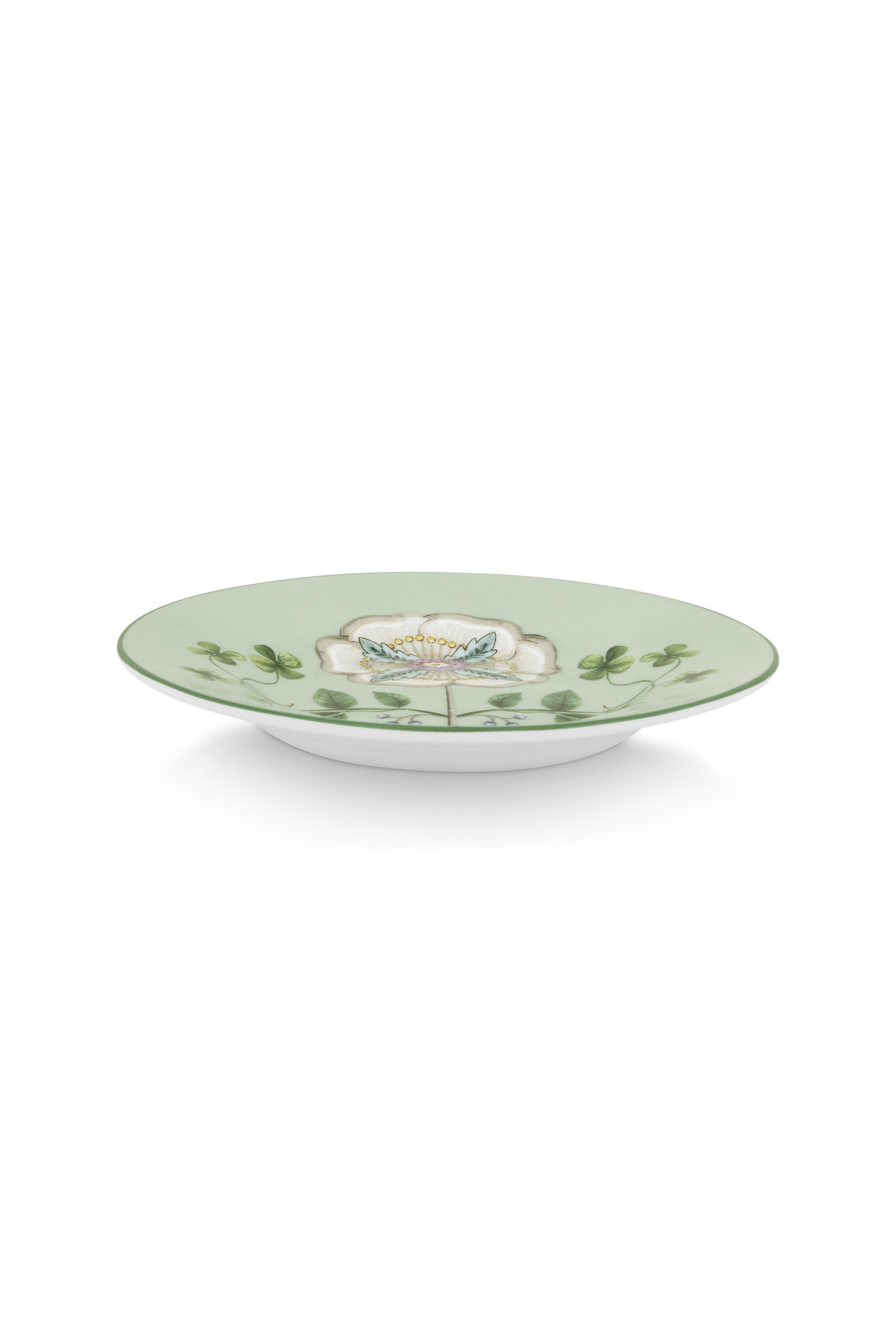 Pip Studio Lily & Lotus talířek Ø12cm, zelený