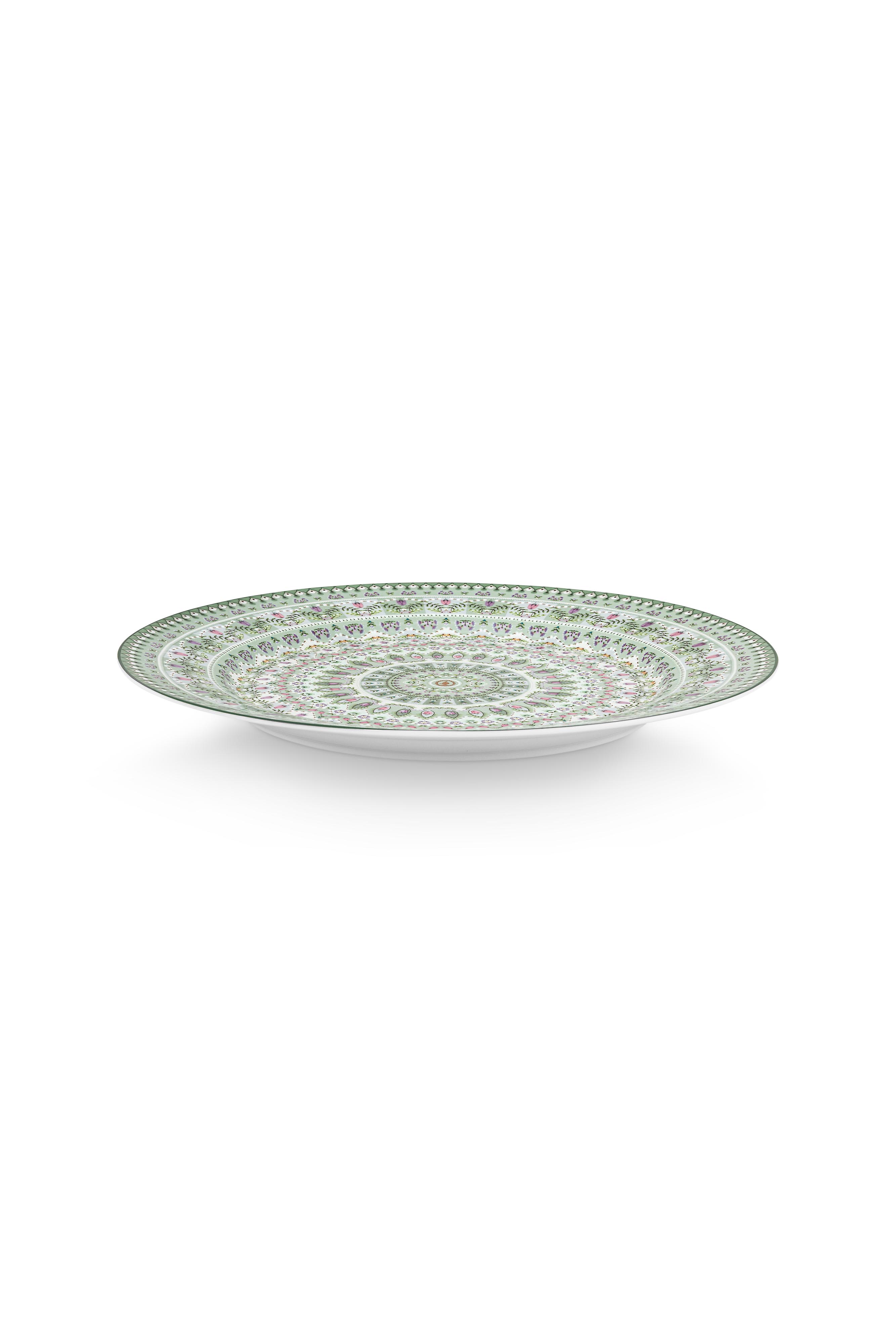 Pip Studio Lily & Lotus talíř Ø32cm, zelený