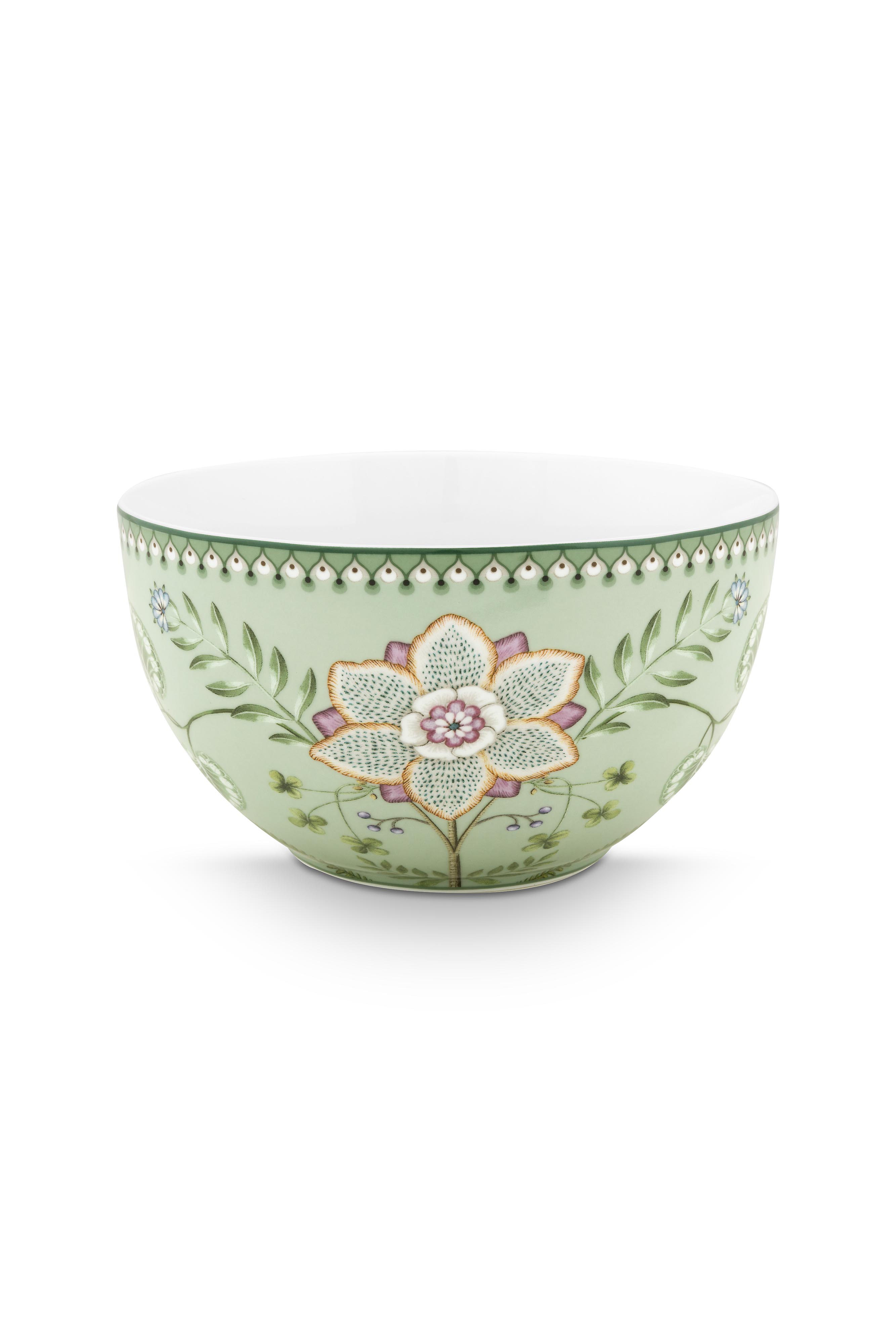 Pip Studio Lily & Lotus miska Ø18cm, zelená