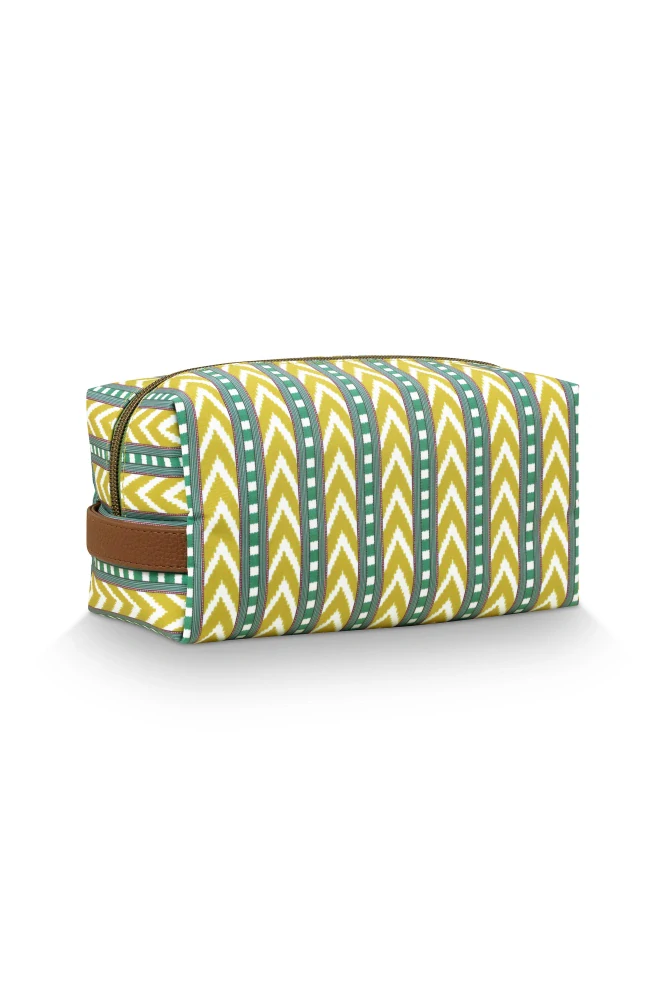 Pip Studio Coco Samba Stripe kosmetická taška, limetková