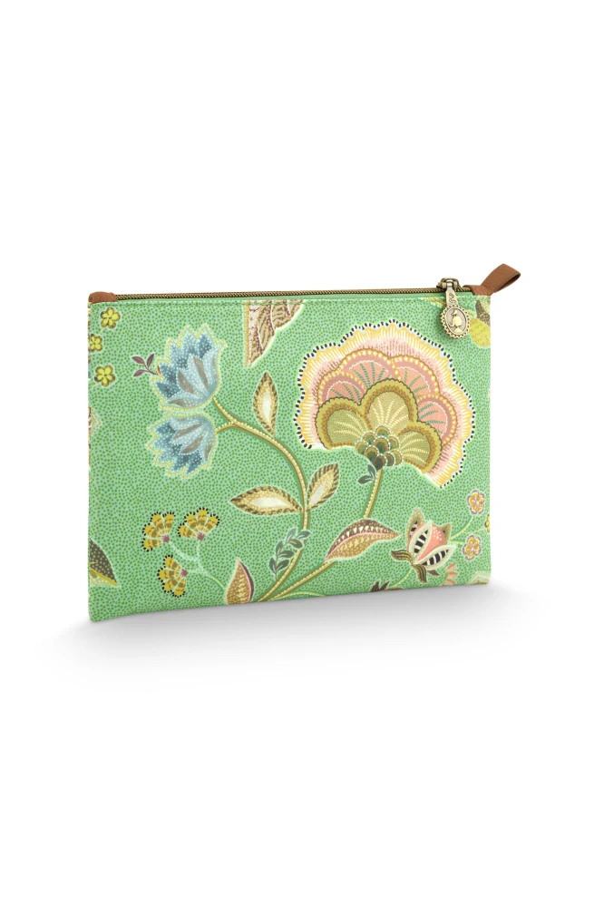 Pip Studio Charly Matata kosmetický pouch, zelený