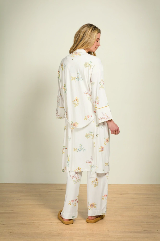 Pip Studio kimono Naomi Blossom Chique, bílý