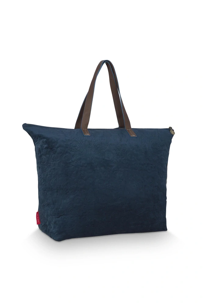 Pip Studio Quiltey Days Plážová taška, modrá