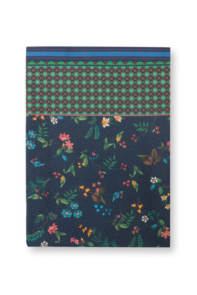 Pip Studio Berry Blues kuchyňská zástěra 88x85 cm, tmavě modrá