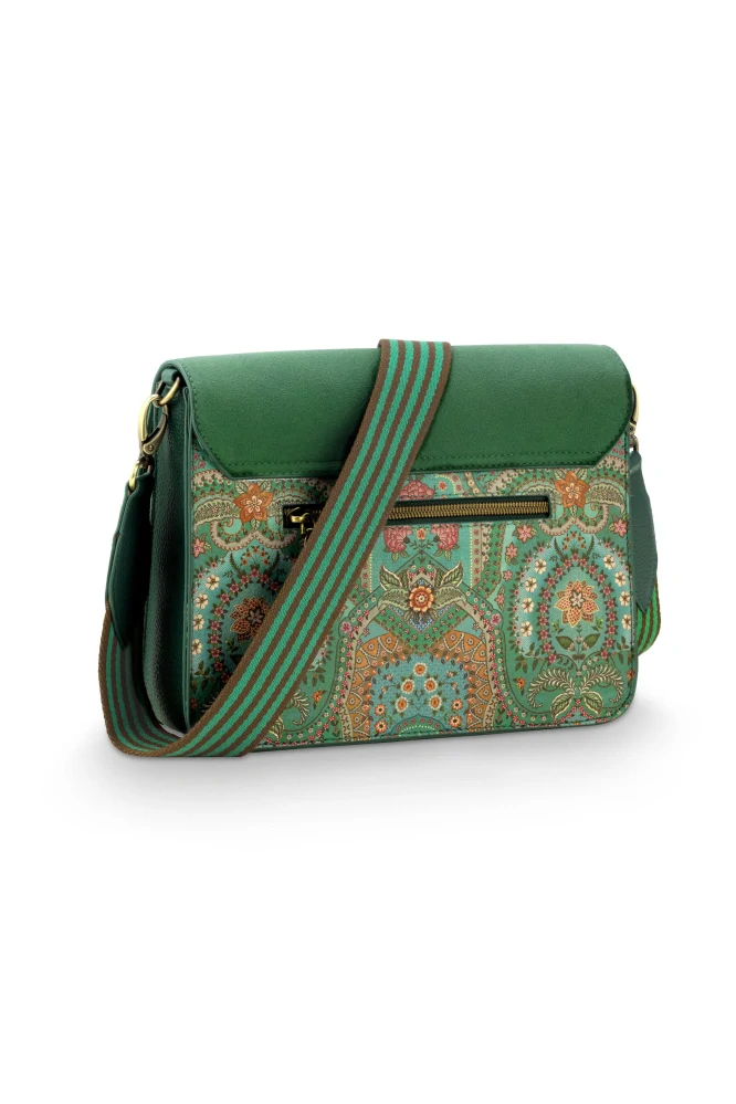 Pip Studio Fenna Jabali střední cross body kabelka, zelená