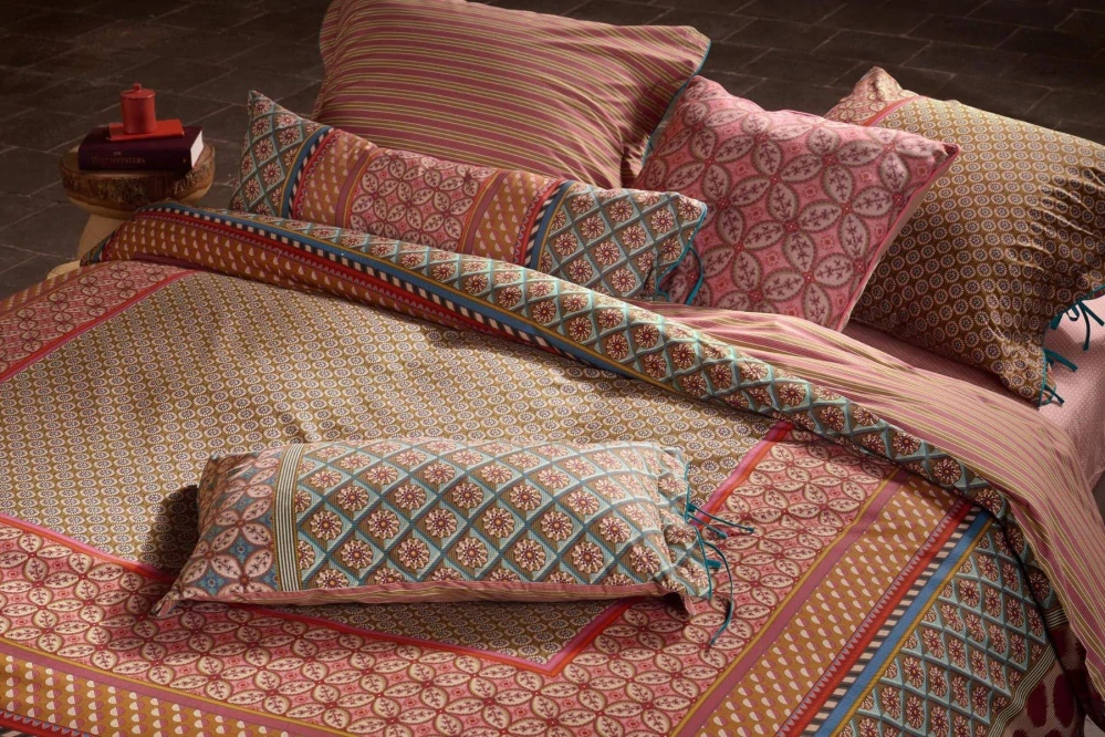 Pip Studio perkálové povlečení Bogolan Multi 140x200 + 70x90 cm