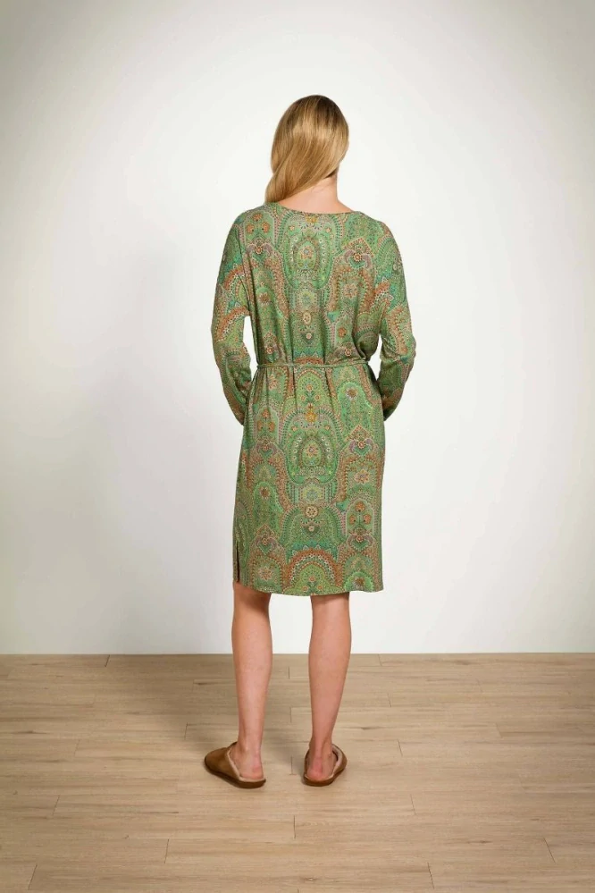 Pip Studio šaty Dido z pružné viskózy, zelené Jabali