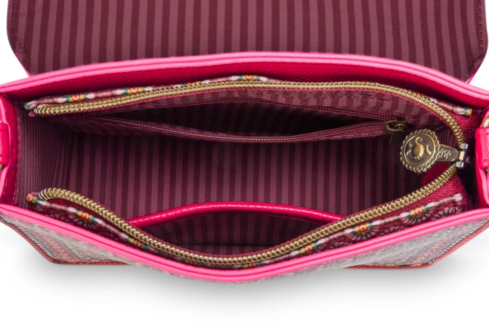 Pip Studio Frances Imani malá cross body kabelka, červená