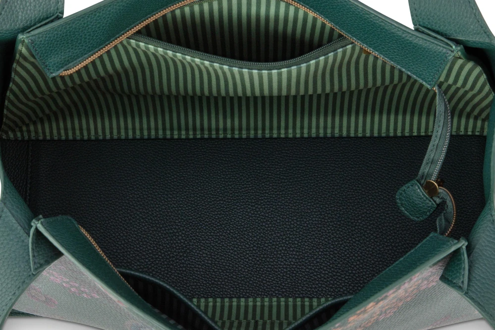 Pip Studio Filou Bodhi Flower velká kabelka přes rameno, zelená