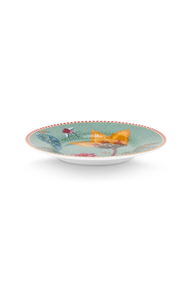 Pip Studio Blooming Tales talíř Ø12cm, modrý