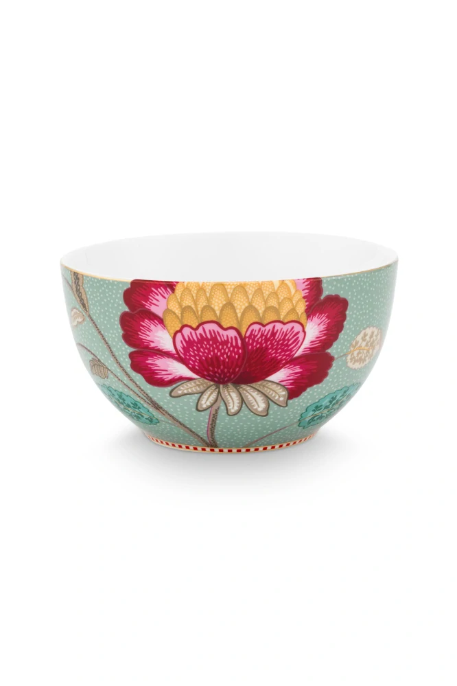 Pip Studio Blooming Tales miska Ø15 cm, modrá