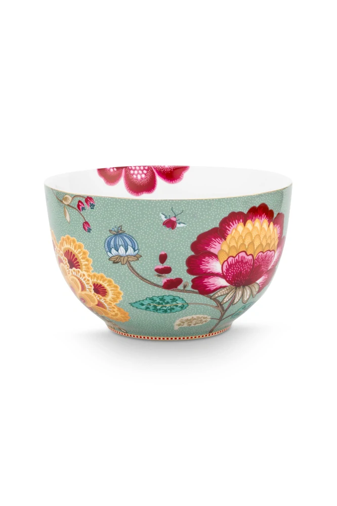 Pip Studio Blooming Tales miska Ø23 cm, modrá