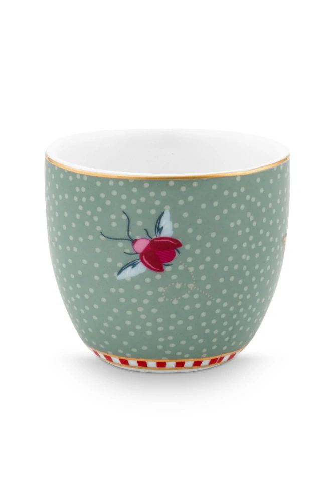 Pip Studio Blooming Tales porcelánový kalíšek, modrý