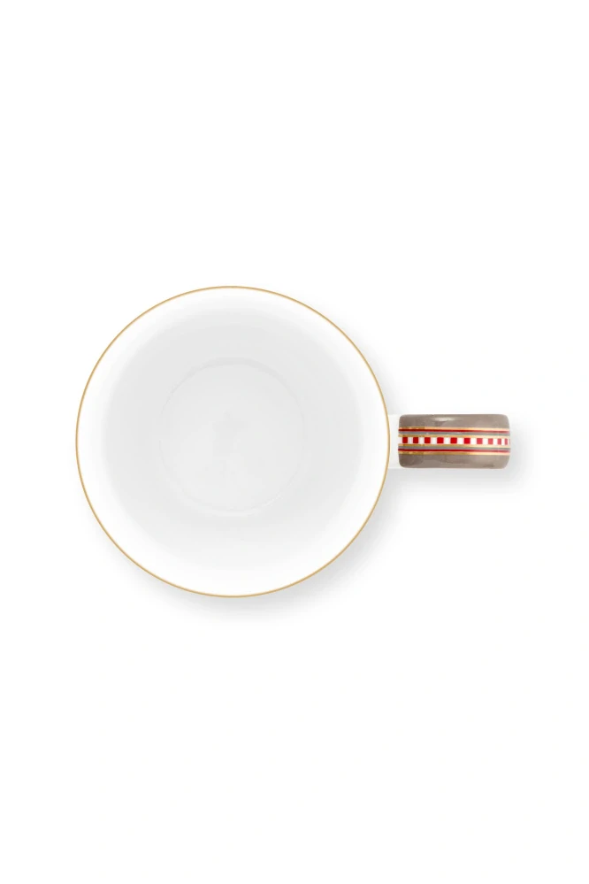 Pip Studio Blooming Tales hrnek 350 ml, khaki