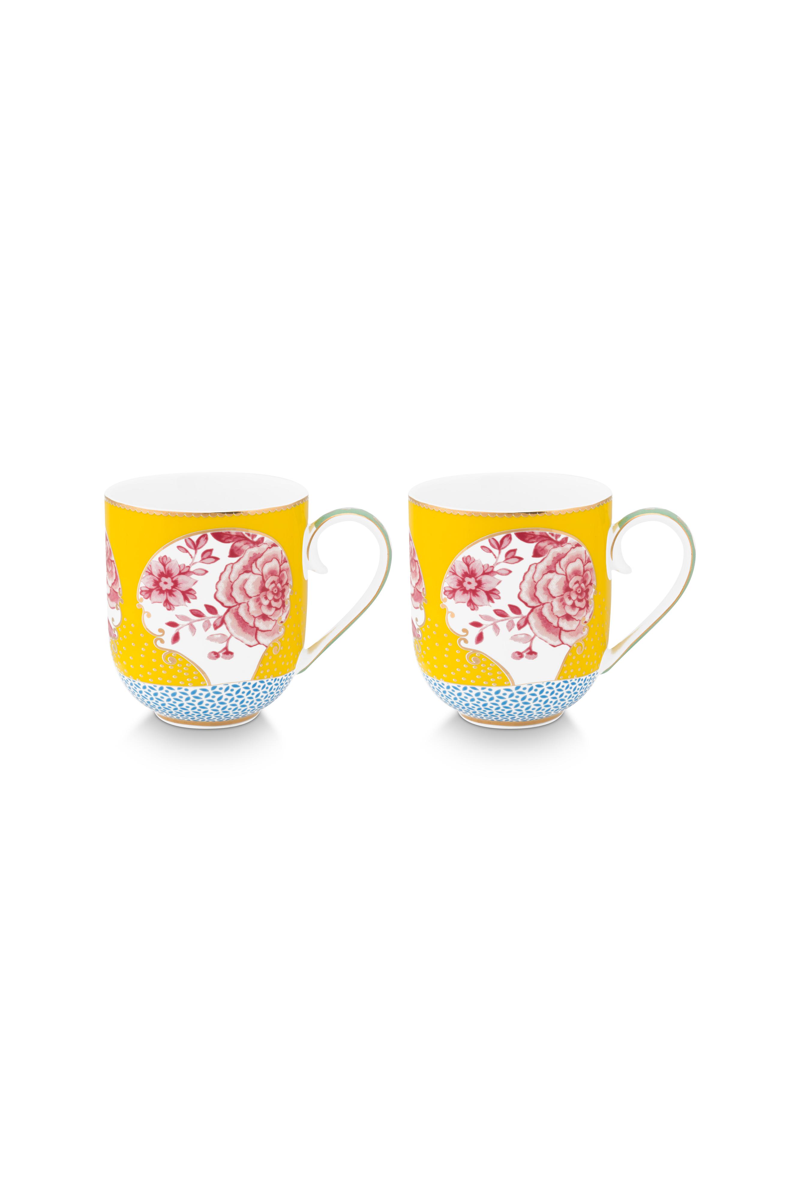 Pip Studio Royal Multi sada 2 ks hrnků 300ml, barevná