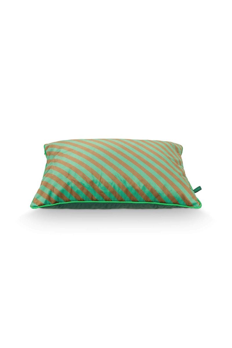 Pip Studio dekorační polštář Block Stripe 35x50 cm, zelený