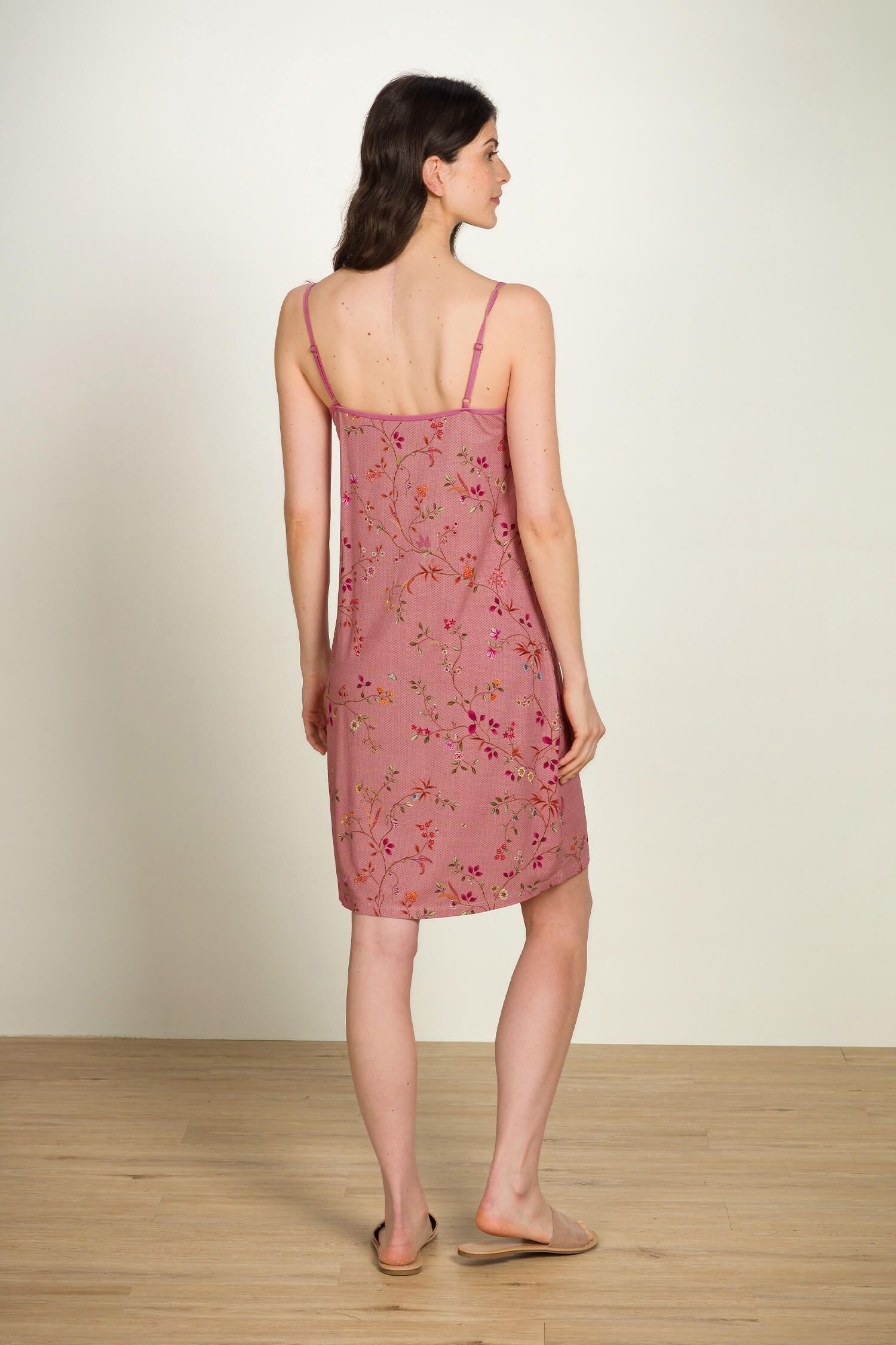 Pip Studio Diezel noční košile na ramínka Delhi Dreams, růžová