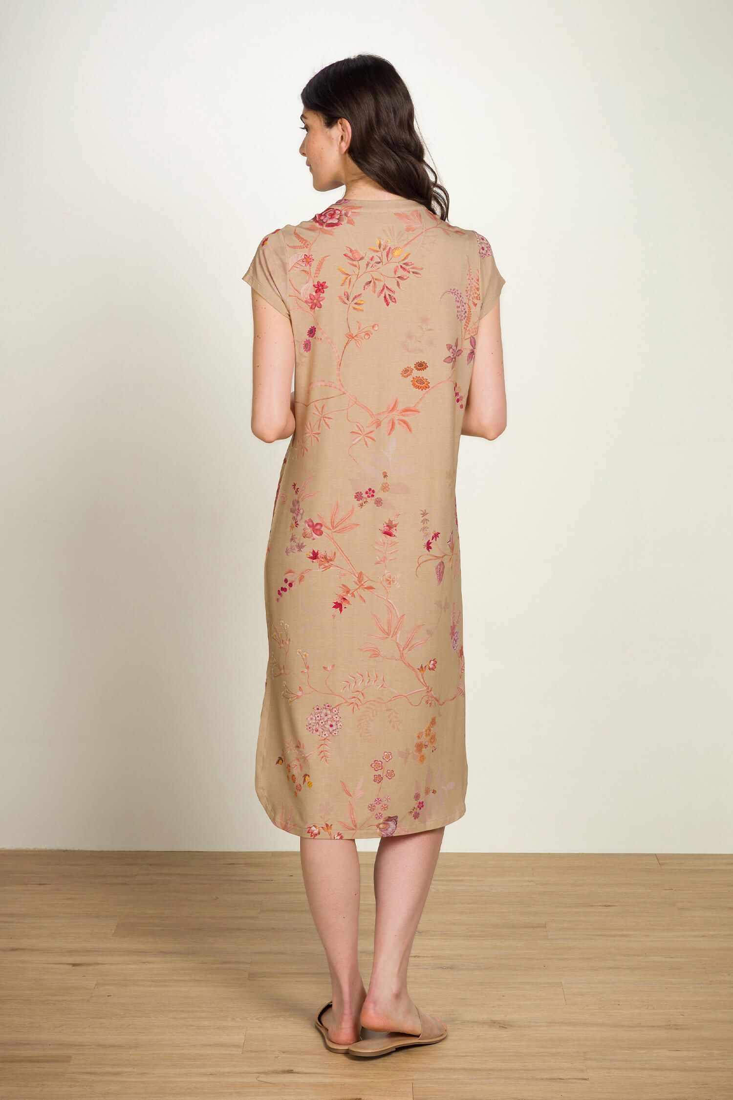 Pip Studio Dalia noční košile Marigold, růžová-khaki