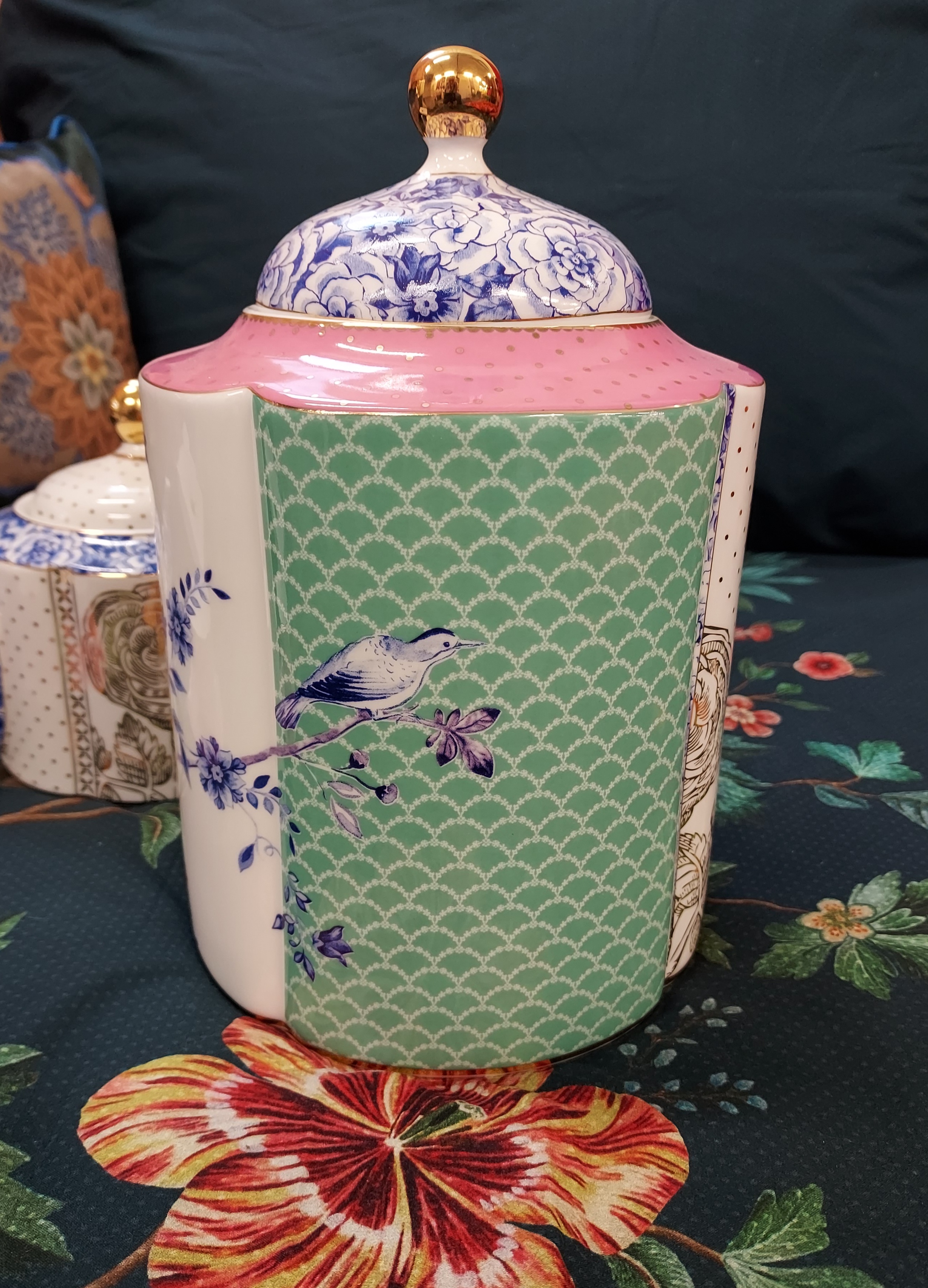 Pip Studio Royal Multi porcelánová dóza 2,75l, barevná