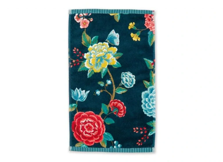 Pip Studio ručníky z bavlněného froté Good Evening, tmavě modré