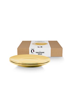 vtwonen Gold sada 2 talířů Ø 20 cm - zlatý