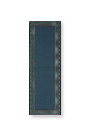 Pip Studio Berry Blues bavlněný běhoun 50 x 150 cm - modrý