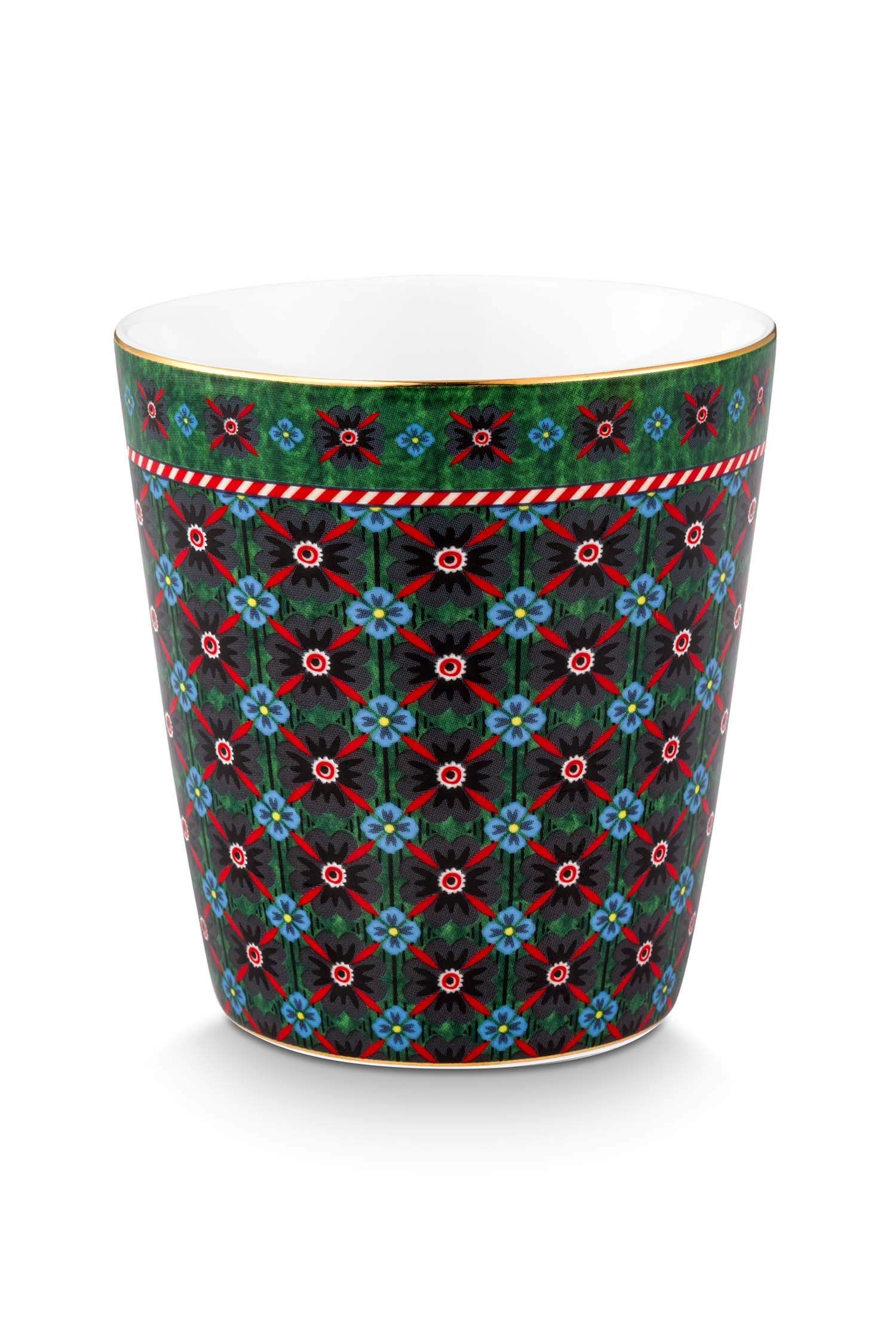 Pip Studio dárková sada 4 hrnků Oriental Berry Blues Blue