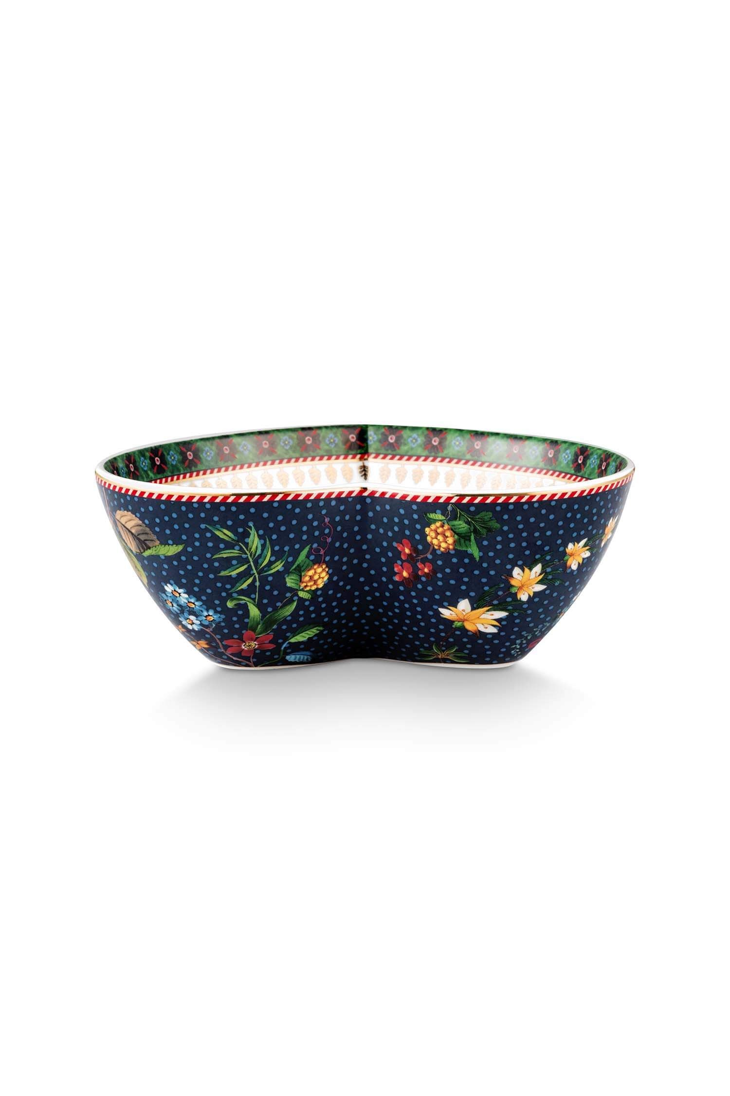 Pip Studio zapékací miska ve tvaru srdce Oriental Berry Blues
