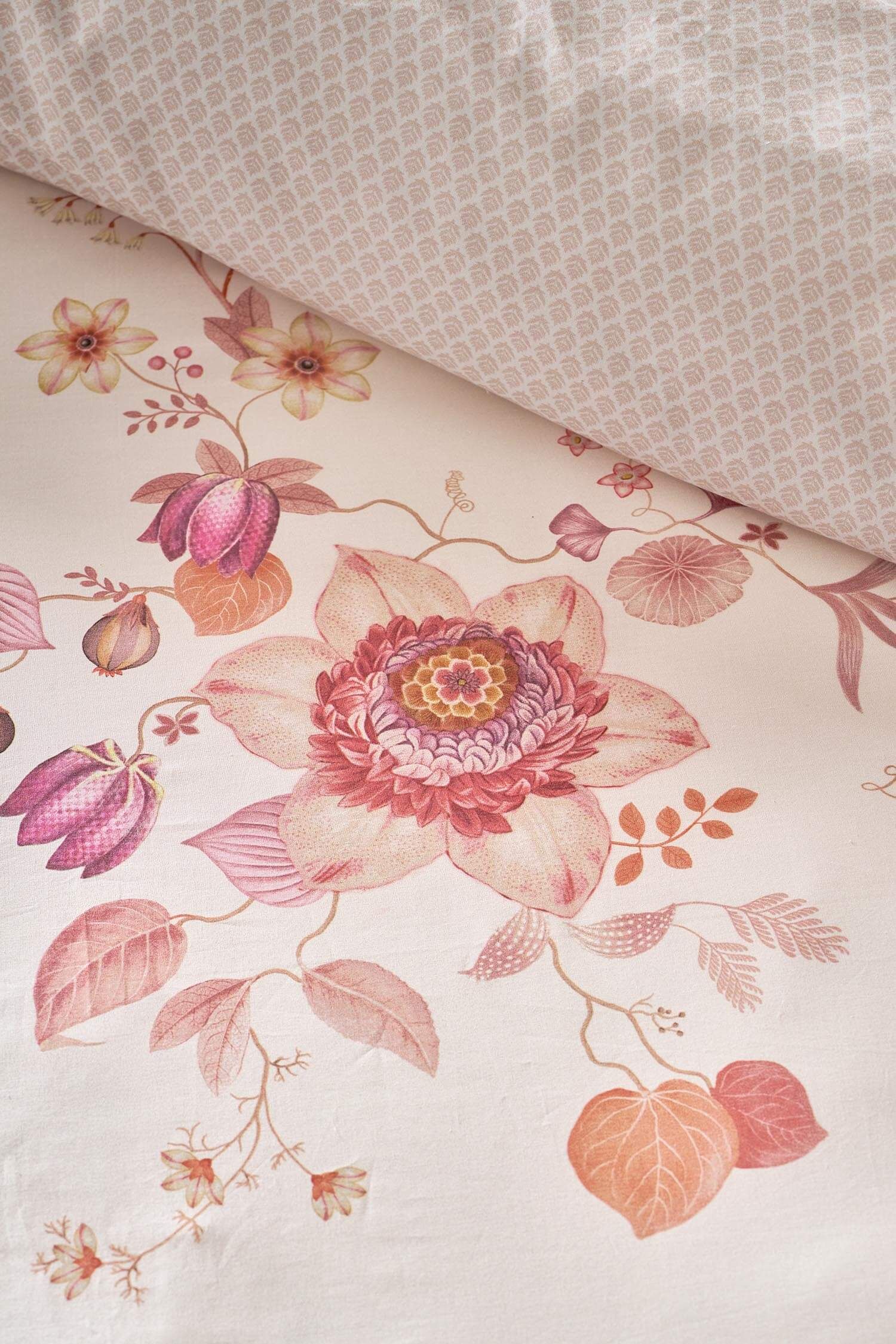 Pip Studio perkálové povlečení Everbloom Light Pink - 140 x 200 cm