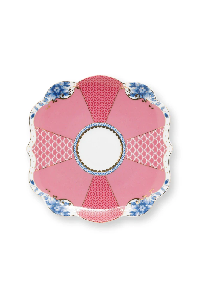 Pip Studio Royal Multi espresso šálek s podšálkem 100ml, růžový