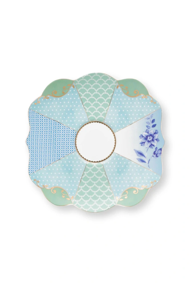 Pip Studio Royal Multi cappuccino šálek s podšálkem 210ml, barevný