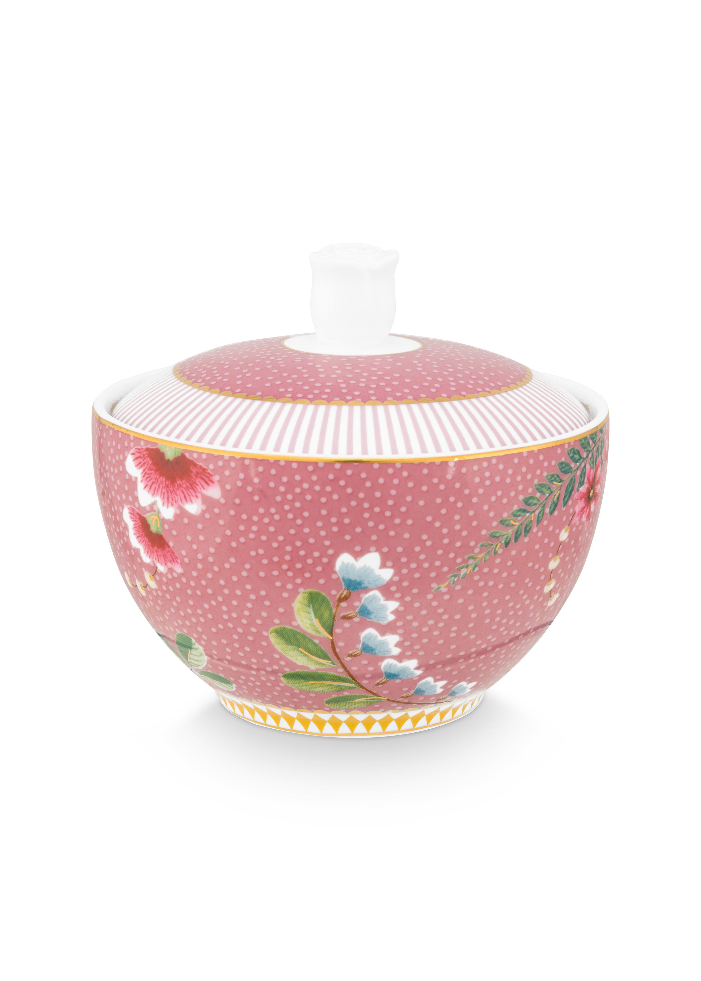 Pip Studio La Majorelle cukřenka 300ml, růžová