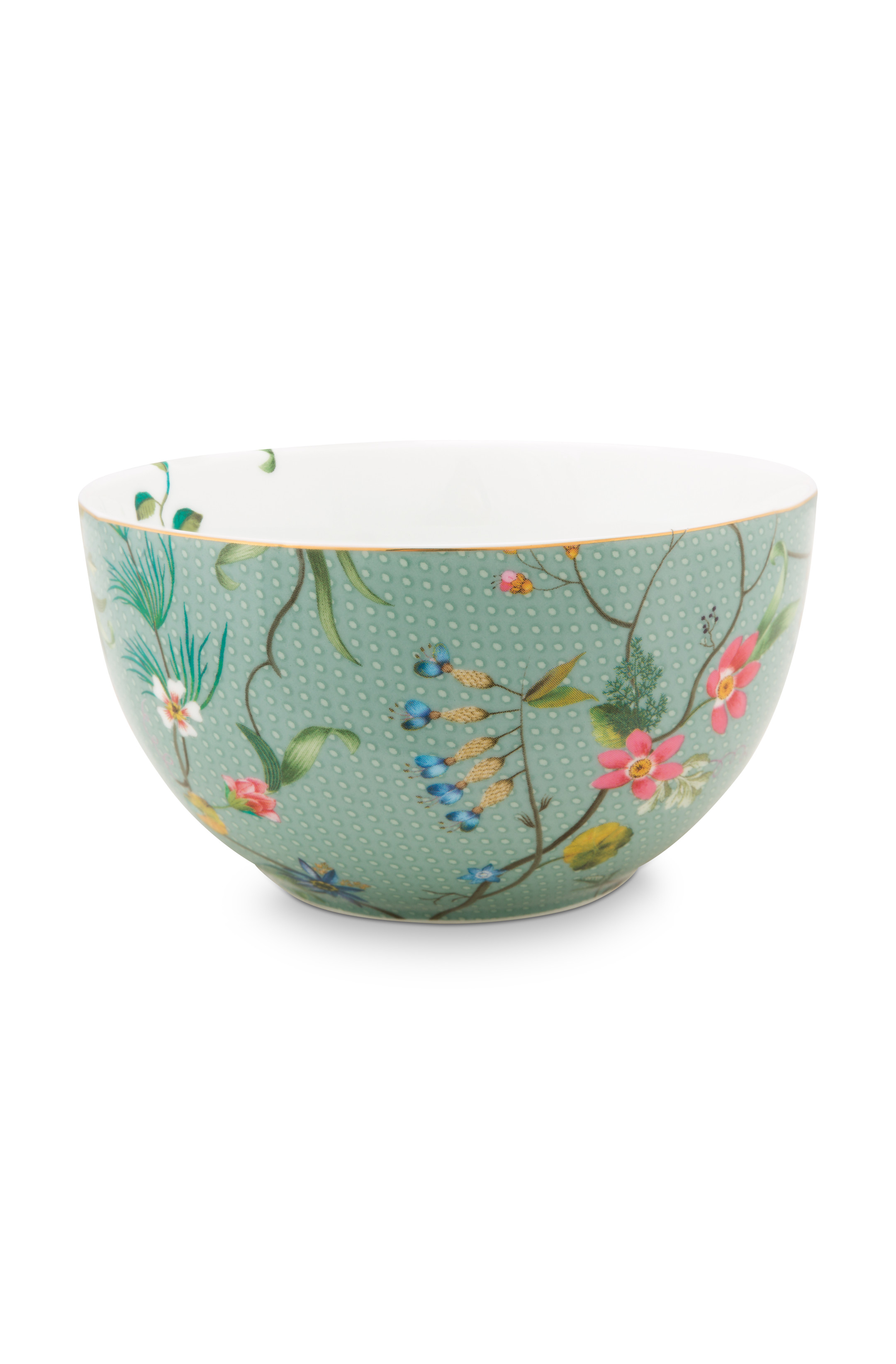 Pip Studio Jolie Flowers miska ∅12cm, modrá