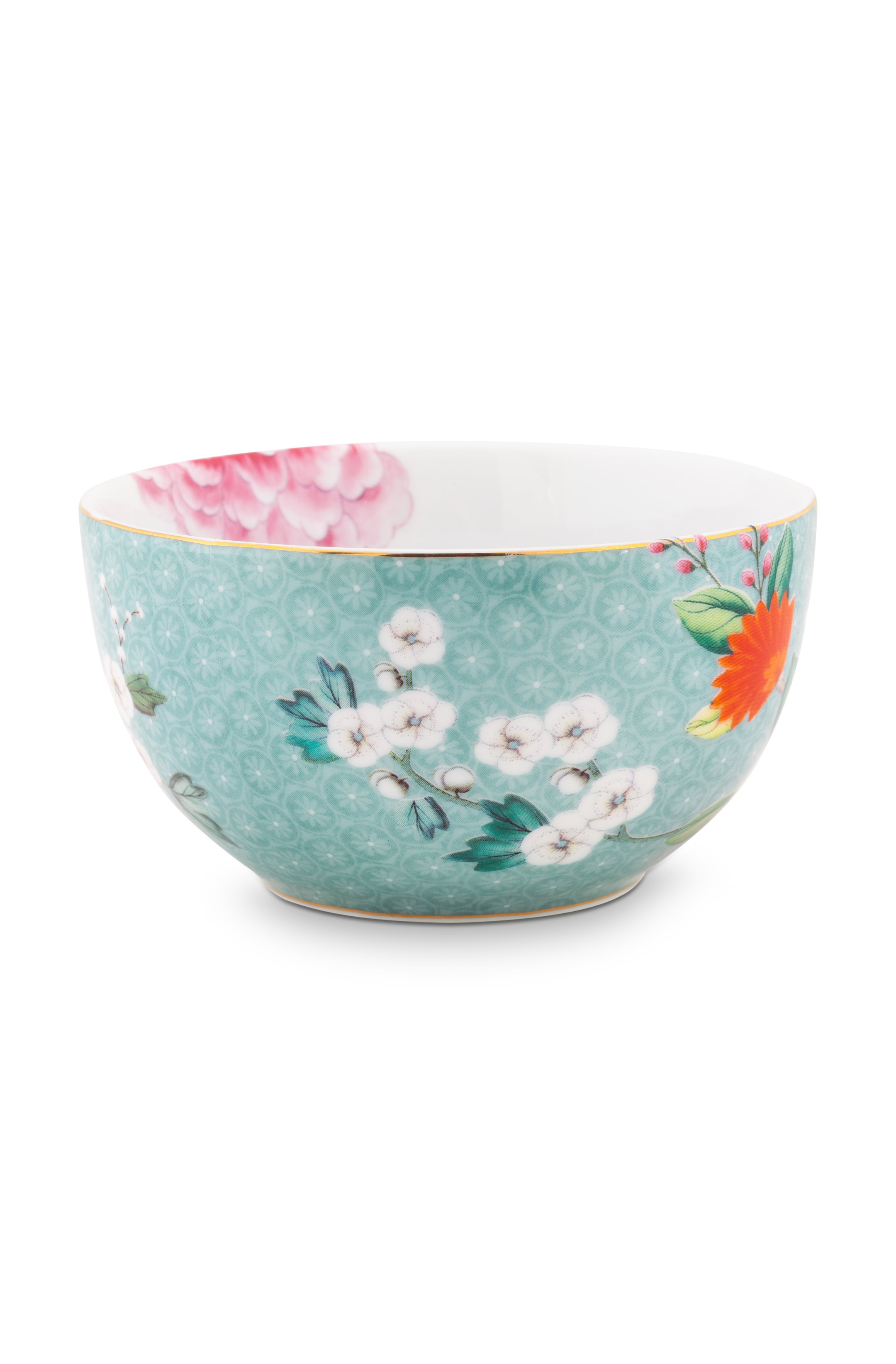 Pip Studio Blushing Birds miska Ø12cm, modrá