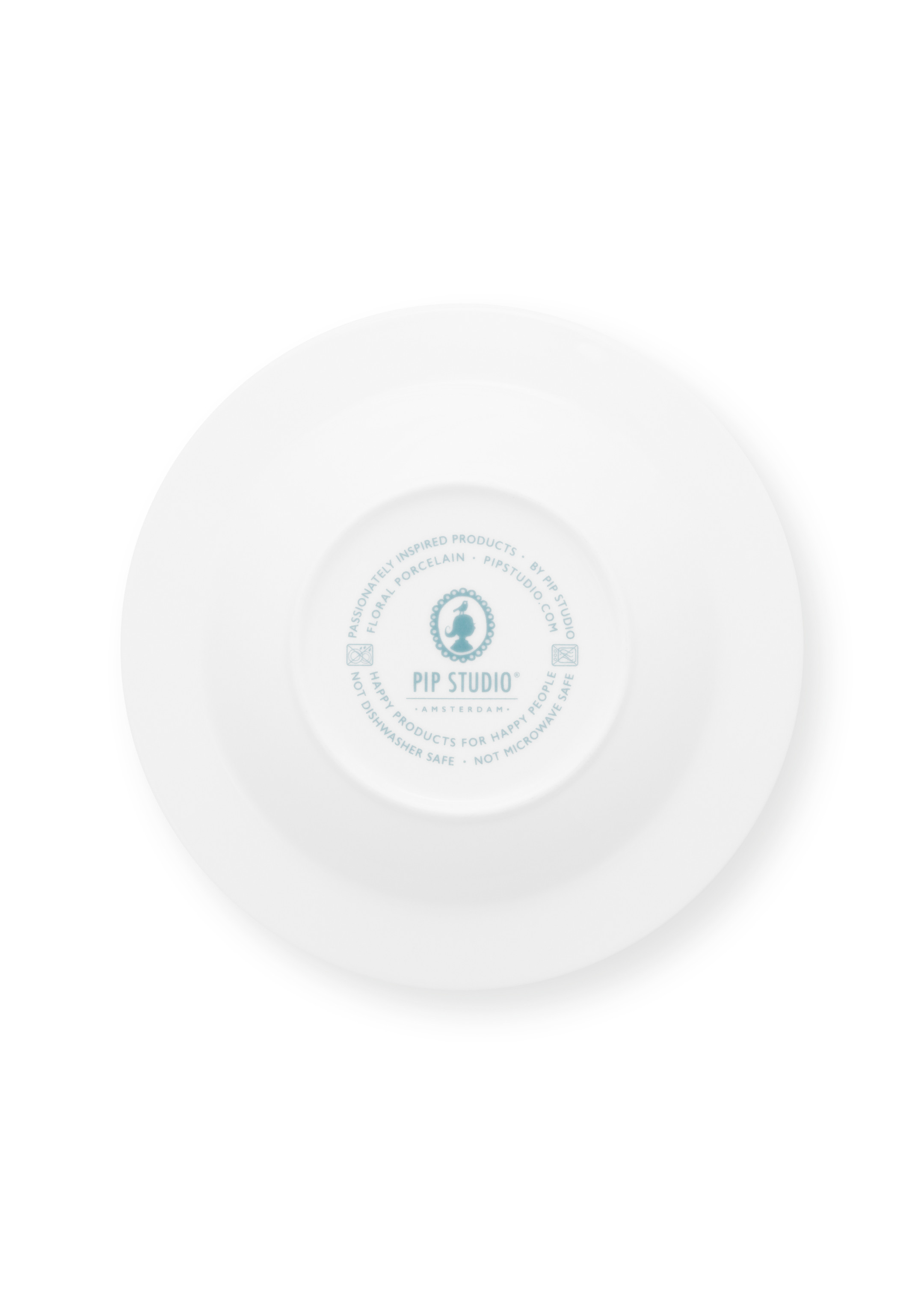 Pip Studio Flower Festival hluboký talíř Ø21,5cm, modrý