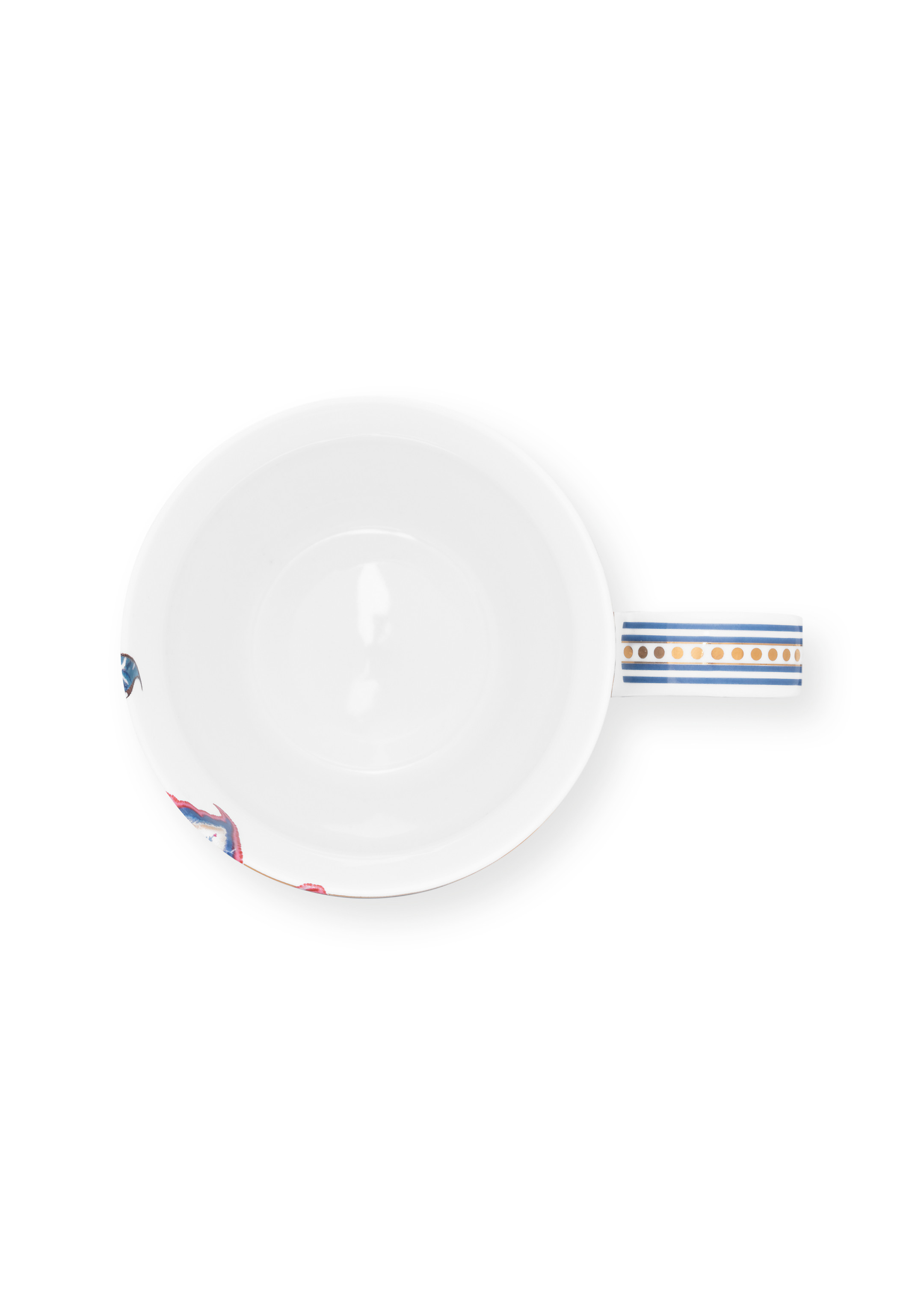 Pip Studio Flower Festival hrnek 350ml, modrý