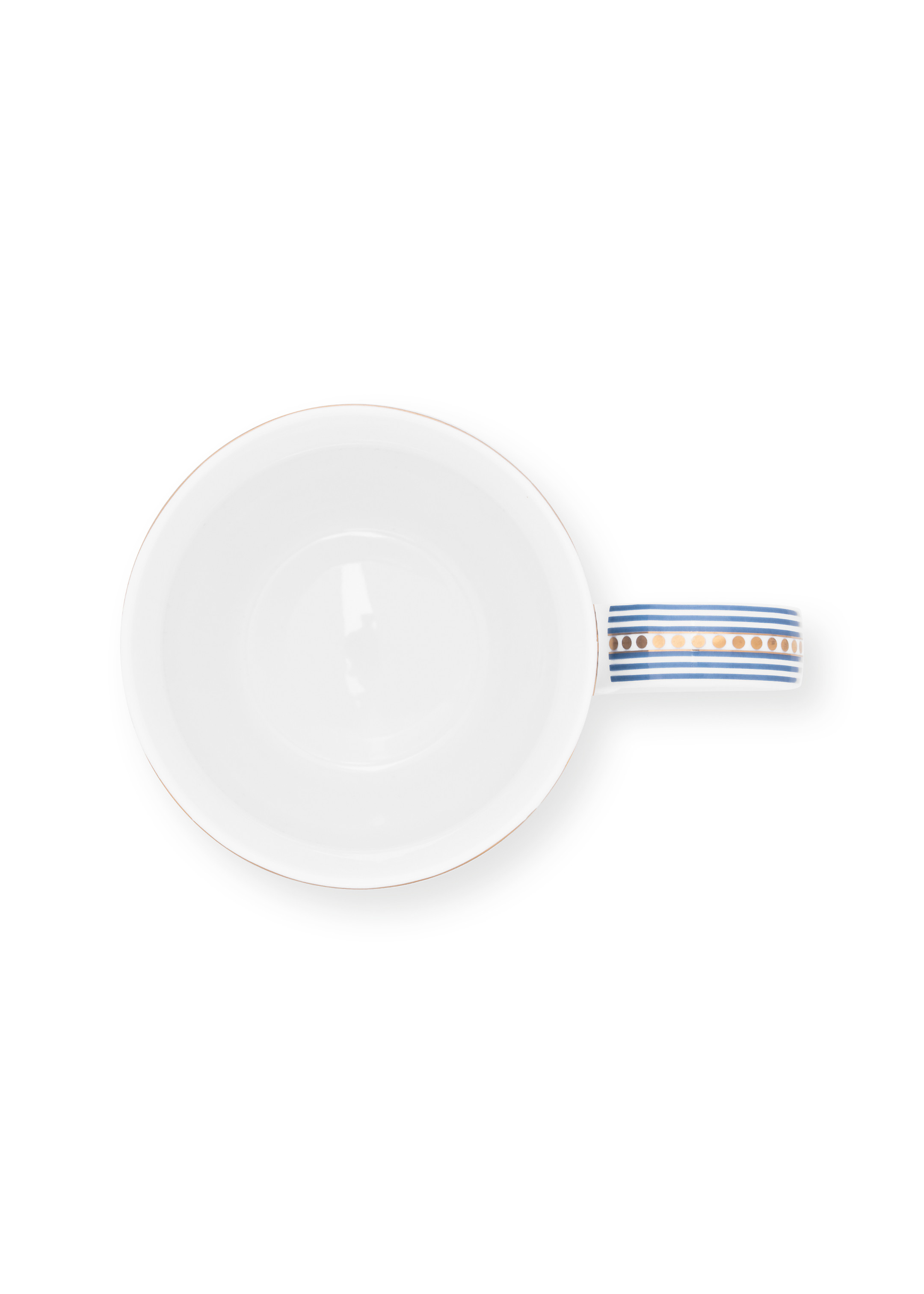 Pip Studio Flower Festival hrnek XL 440ml, červeno-modrý