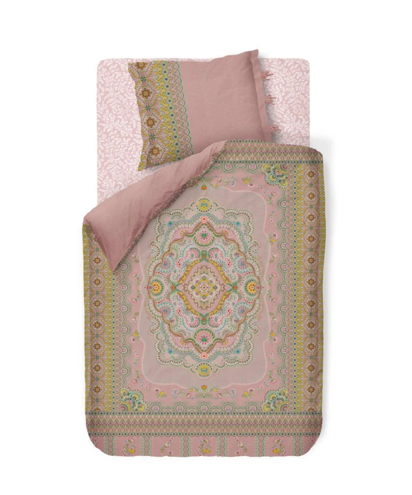 Pip Studio perkálové povlečení Majorelle Carpet růžové 140x200 + 70x90 cm