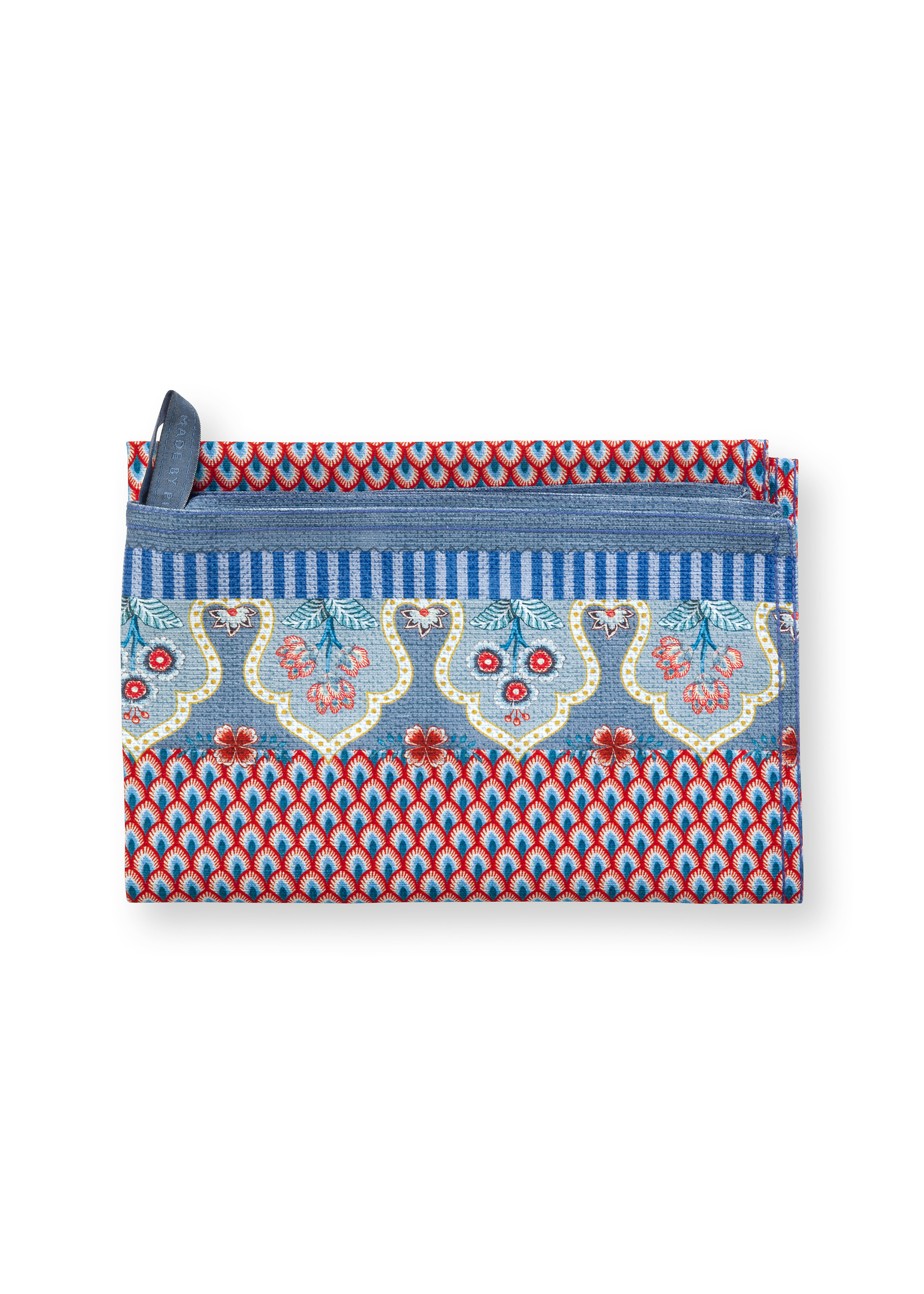 Pip Studio Flower Festival utěrka 50x70cm, modrá