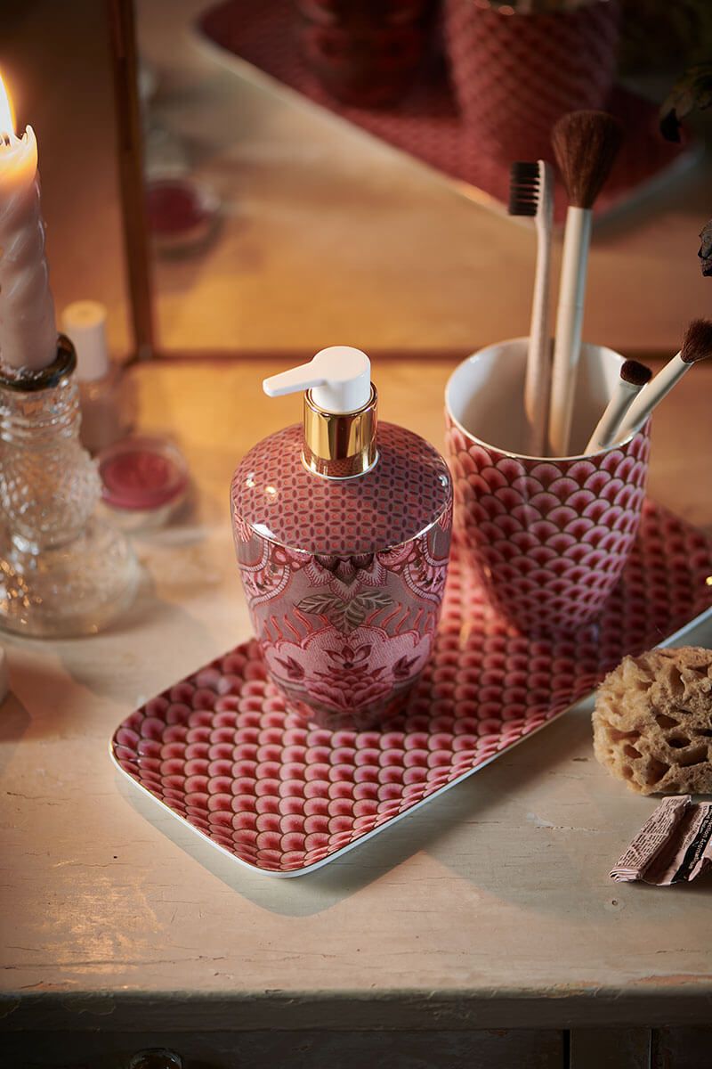 Pip Studio Kyoto Festival třídílná koupelnová sada, růžová