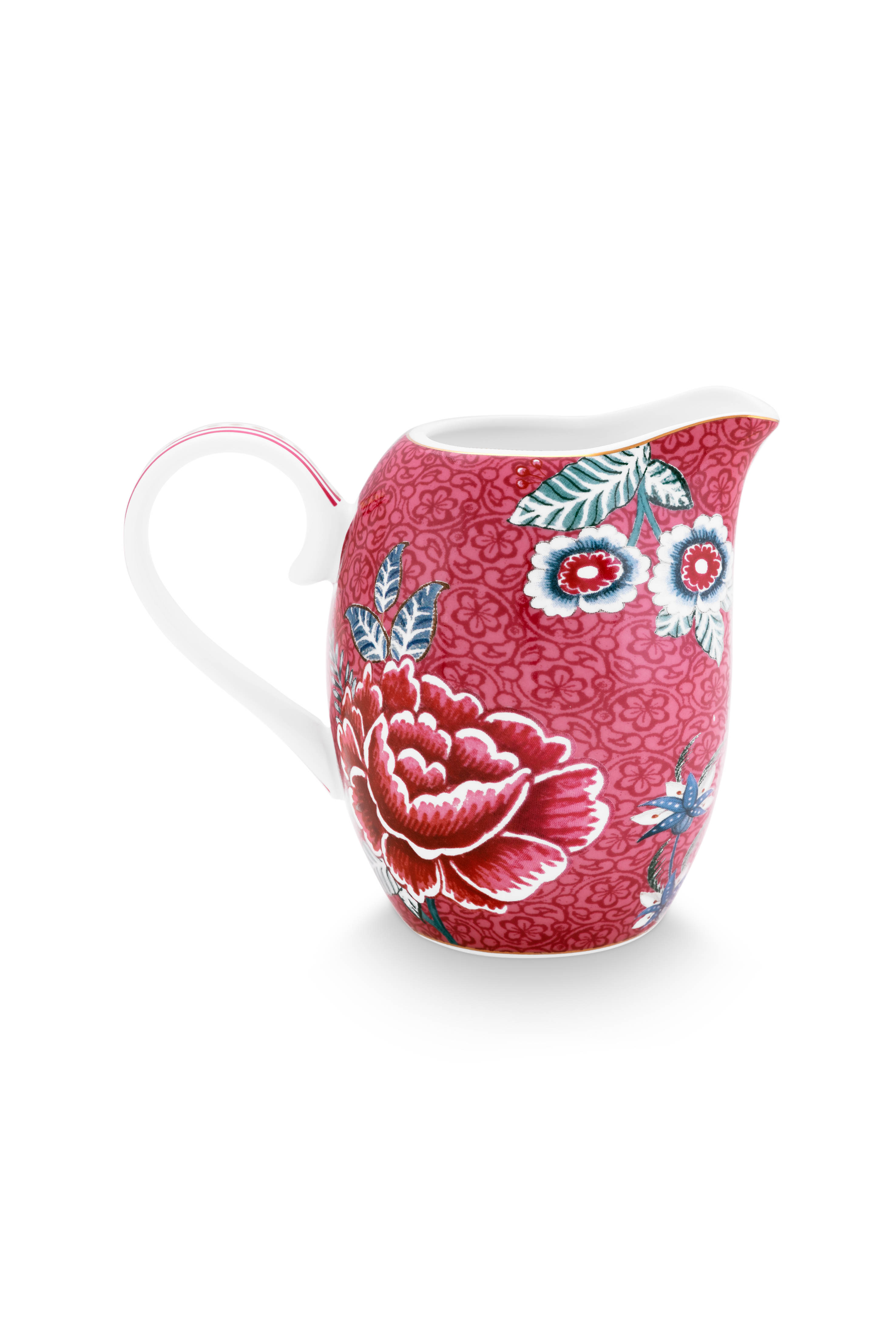 Pip Studio Flower Festival mlékovka 250ml, růžová