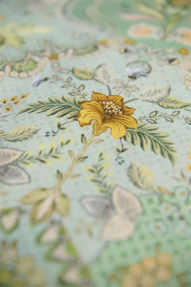 Pip Studio perkálové povlečení Saluti Piccolo zelené 200x200 + 2x 70x90 cm