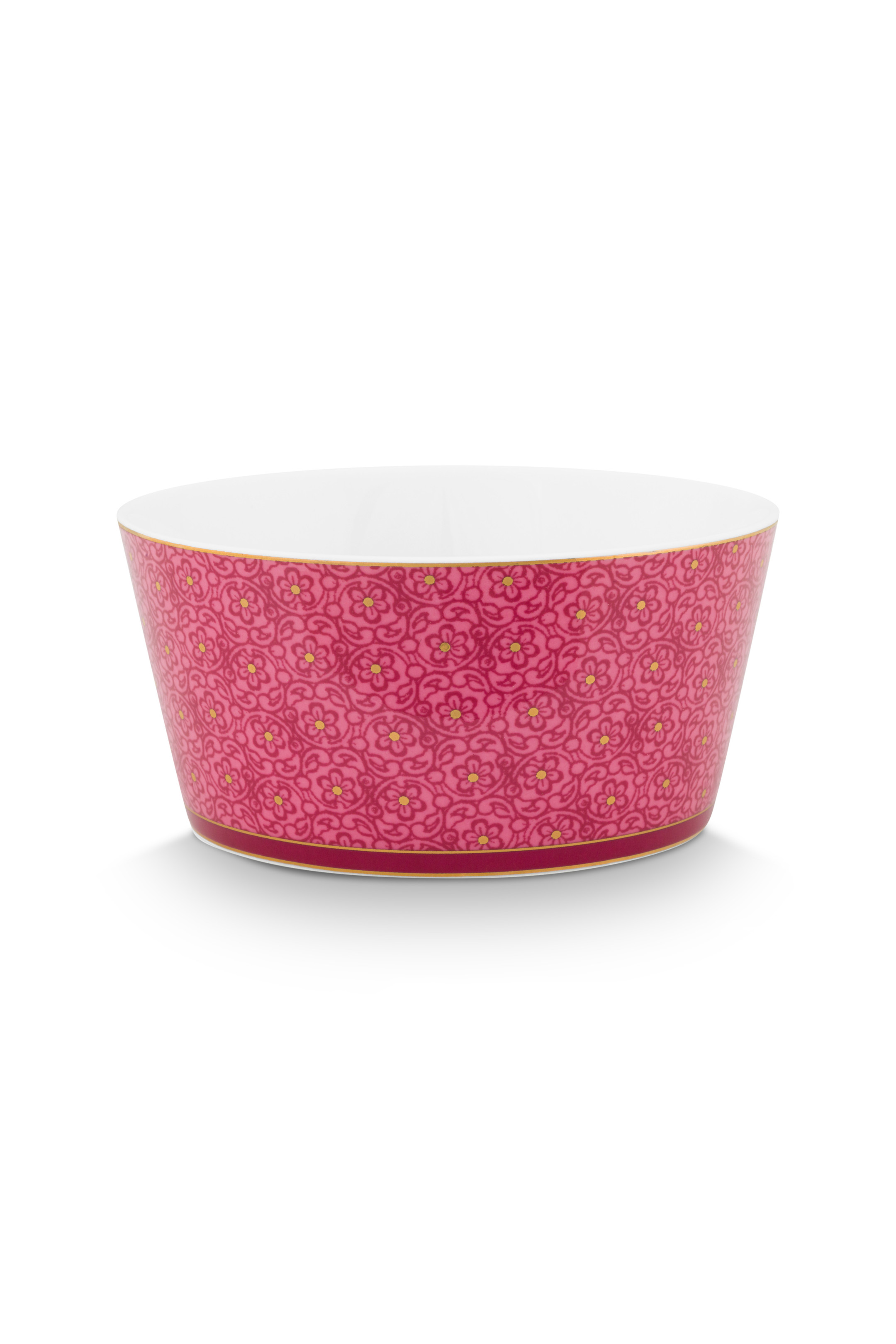 Pip Studio Flower Festival Oriental sada 4 kusů misek Ø12cm, růžová