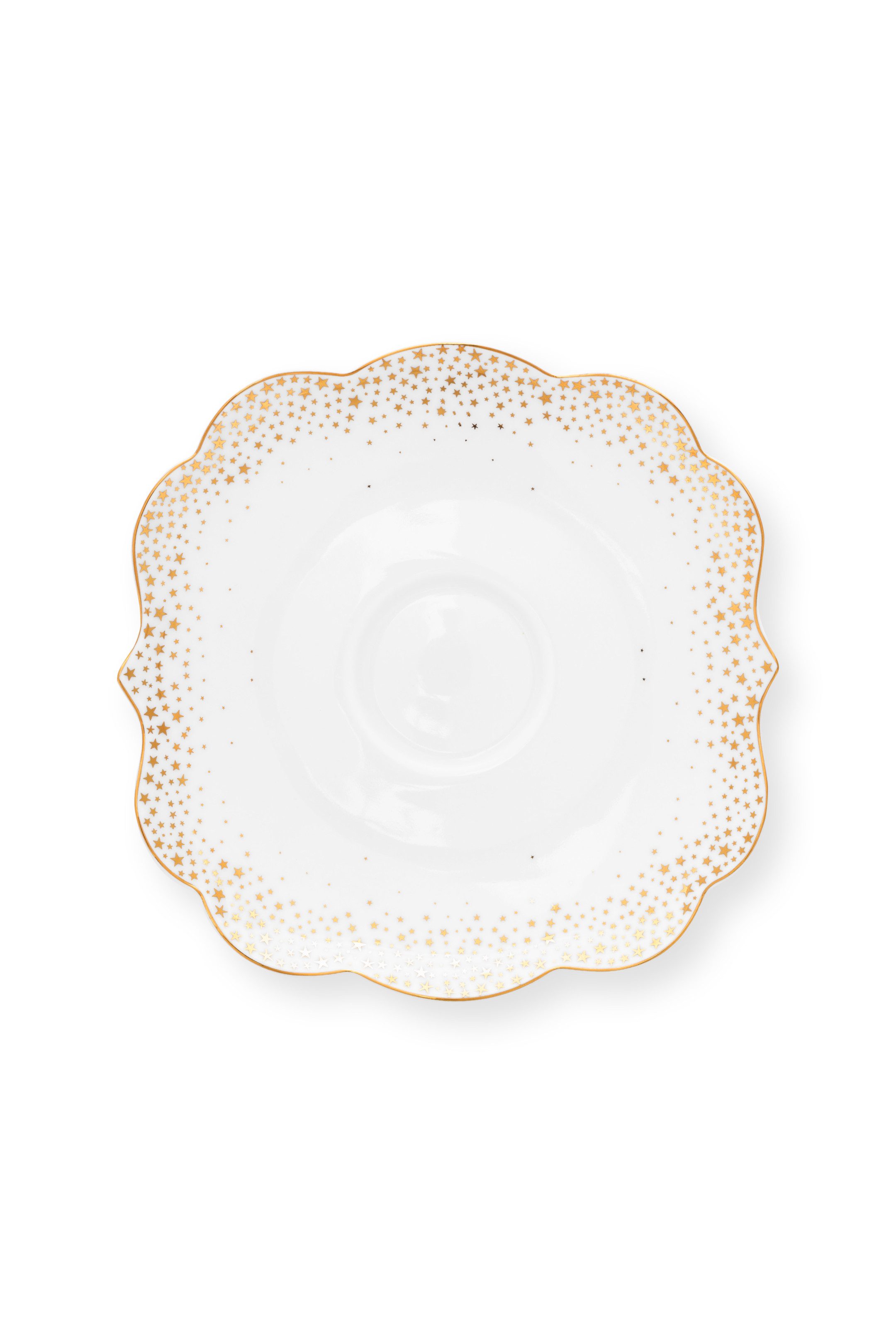 Pip Studio Royal Winter espresso šálek s podšálkem 100ml, bílý