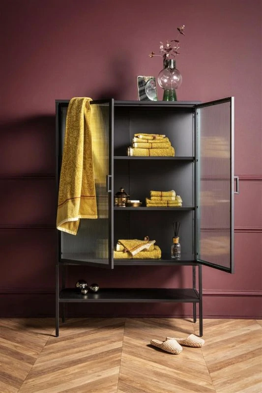 BH Van Gogh ručník na vlasy z bavlněného froté Slunečnice žlutý 55x100 cm