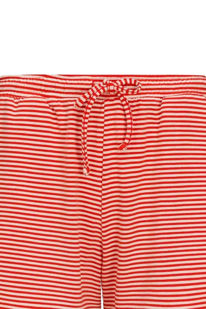 Pip Studio Bob kraťasy Little Sumo Stripe, coral