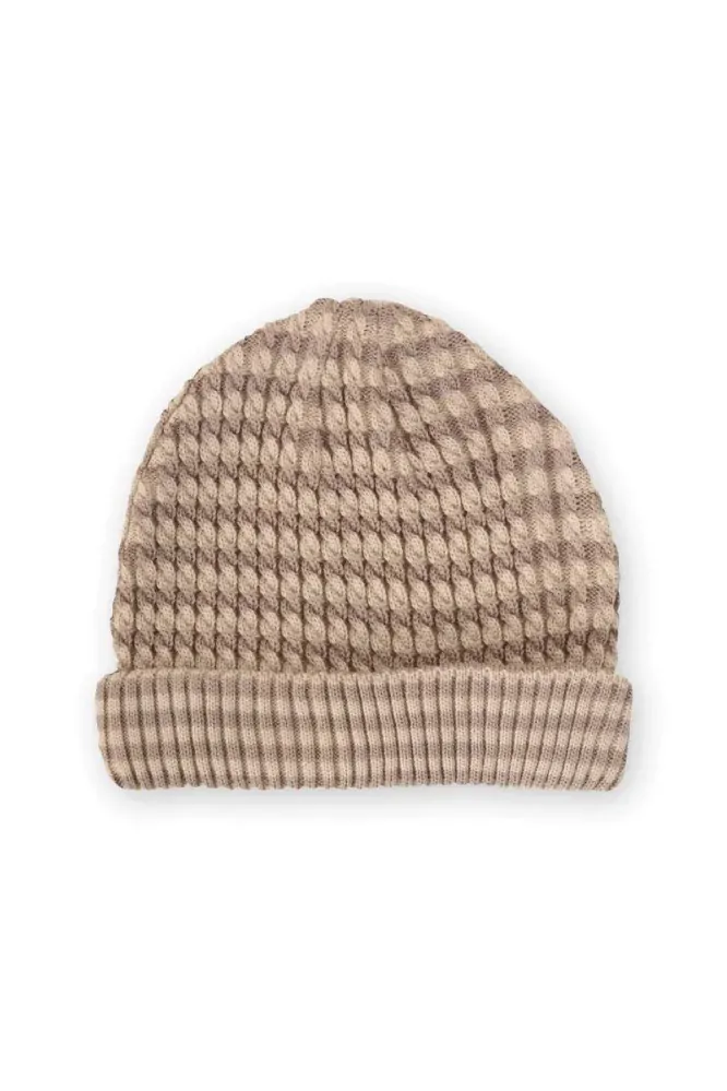 Pip Studio Amanda čepice Beanie, písková