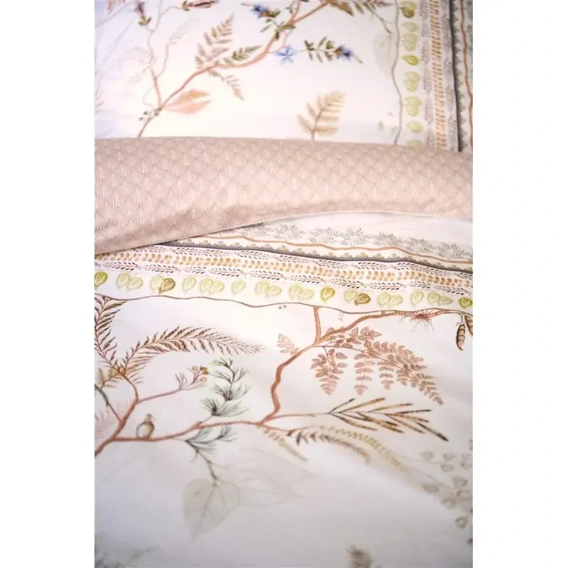 Pip Studio perkálové povlečení Salento bílé 140x200 + 70x90 cm