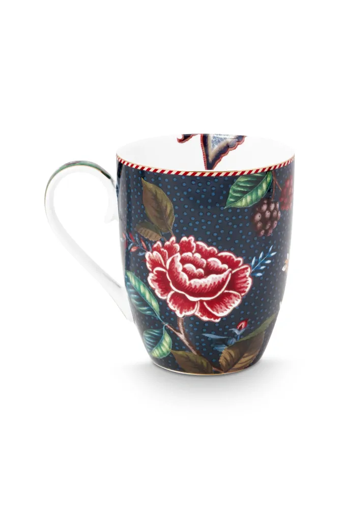 Pip Studio Berry Blues sada 2ks hrnků 350ml, modrá