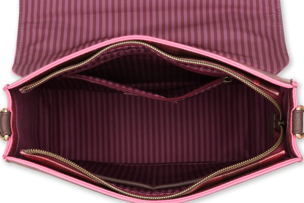 Pip Studio Flores Felices cross body kabelka, červená